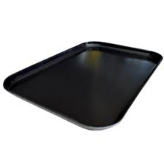 60X90 DÖNER FIRIN TAVASI DÜZ-DELİKLİ_TEFLONLU resmi