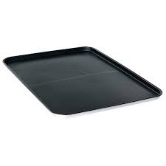 80X100 DÖNER FIRIN TAVASI DÜZ-DELİKLİ_TEFLONLU resmi