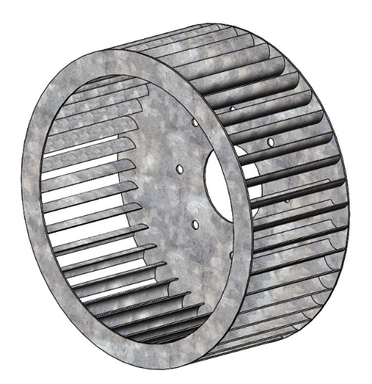 355X120X38 Kanat Fan  resmi