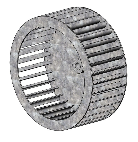 220X120X42 Kanat Fan 10 Tepsili Konveksiyonel Fırın Fanı resmi